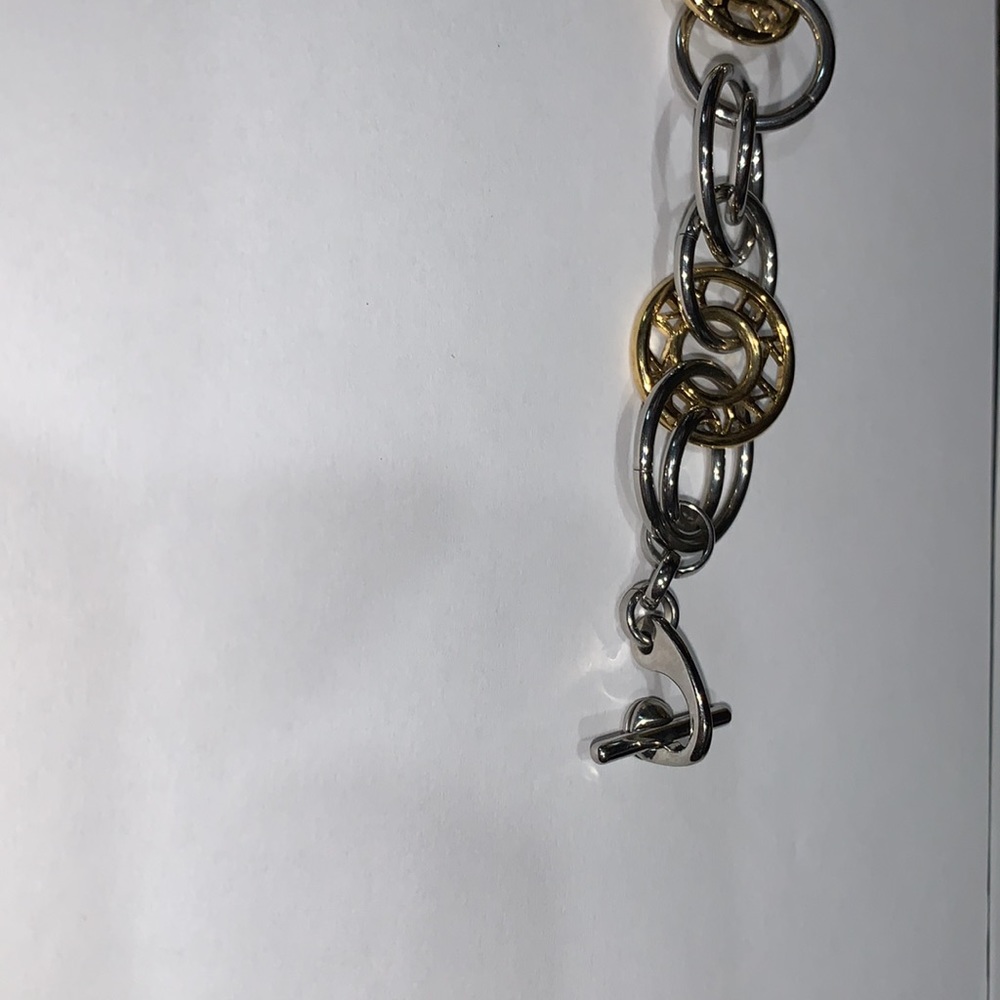DKNY Bi-color bracelet and earrings set - Picture 5 of 7